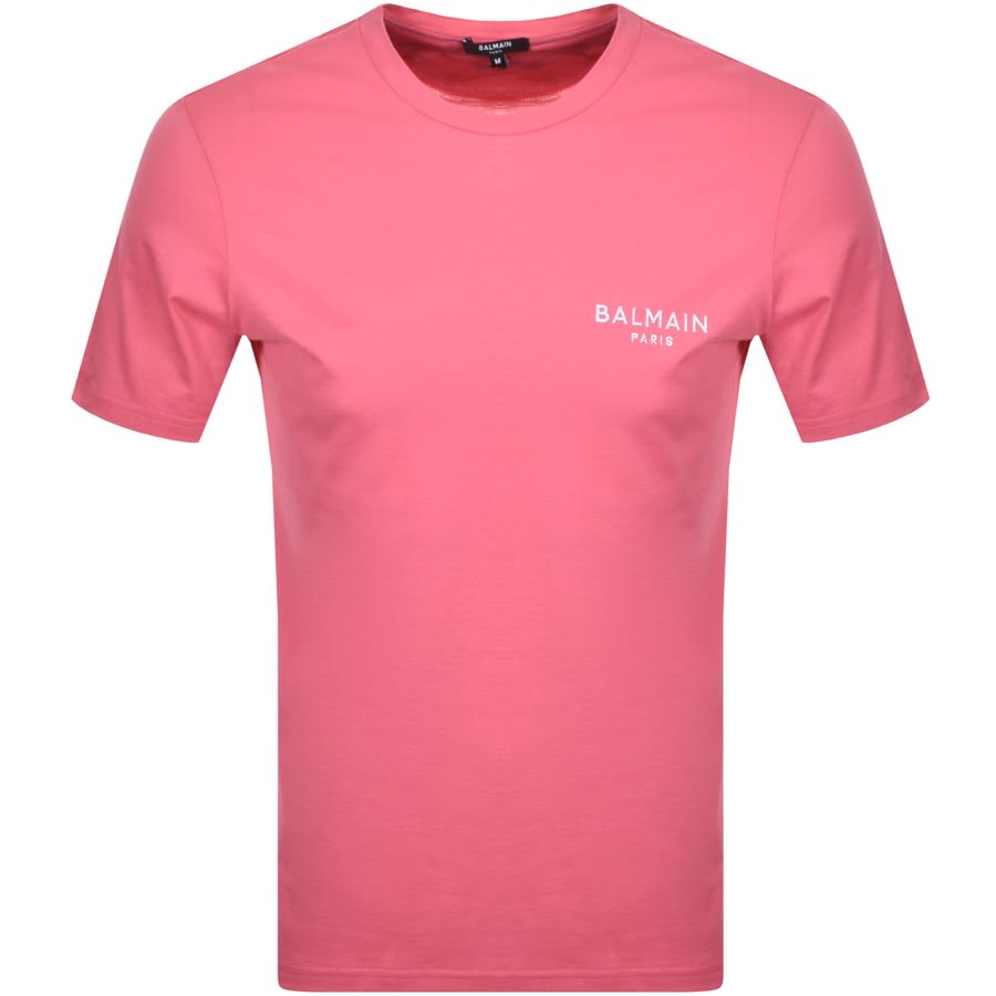 Alternative Image for ProductBalmain Logo T Shirt Pink1